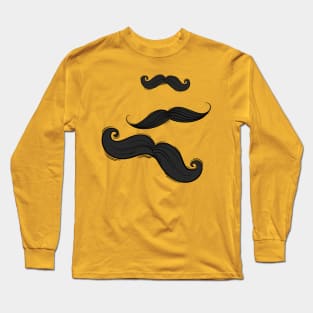 Mustache Long Sleeve T-Shirt